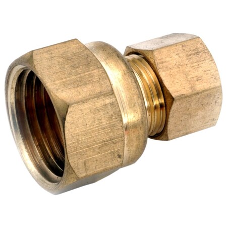 Anderson Metals COUPLING BRASS 3/8X1/4"" 750066-0406